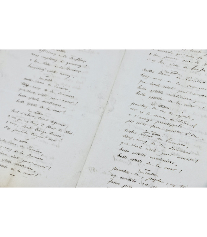 MISTRAL (Frédéric) - Cantico per Nosto-Damo de Lumiero [Cantique pour Notre-Dame de Lumière]