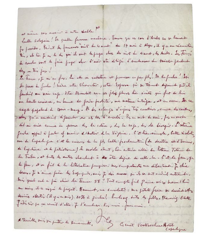 GENET (Jean) - "Je commence à m’en foutre, je trouve ça même assez bien. J’espère que la France, terre de liberté, va en chier…"