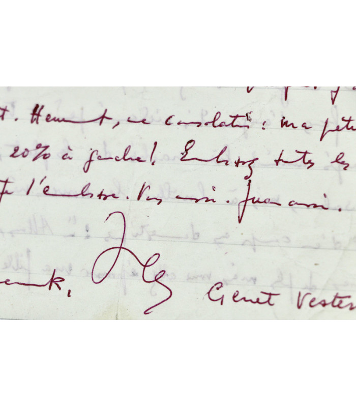 GENET (Jean) - "Je commence à m’en foutre, je trouve ça même assez bien. J’espère que la France, terre de liberté, va en chier…"