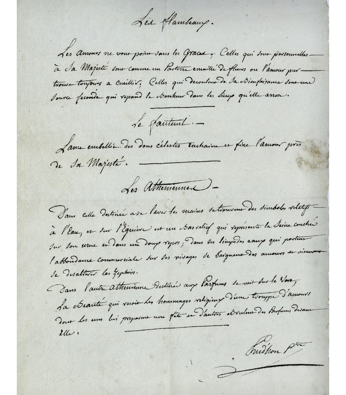 PRUD’HON (Pierre-Paul) - Précis descriptif de la Toilette donnée à S. M. l’Impératrice Marie-Louise par la Ville de Paris