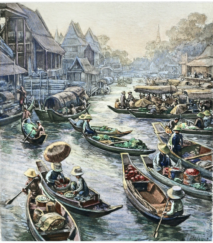 RIVIÈRE (Pierre-Louis) - Poh-Dèng. Scènes de la Vie siamoise - DE LA NÉZIÈRE (Joseph)