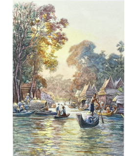 RIVIÈRE (Pierre-Louis) - Poh-Dèng. Scènes de la Vie siamoise - DE LA NÉZIÈRE (Joseph)