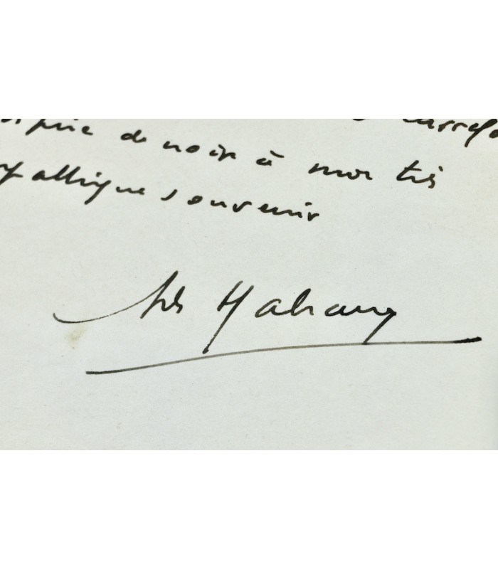 MALRAUX (André) - "Remplir aussi bien les blancs de mon discours, entendu par procuration, c’est du métier : bravo"