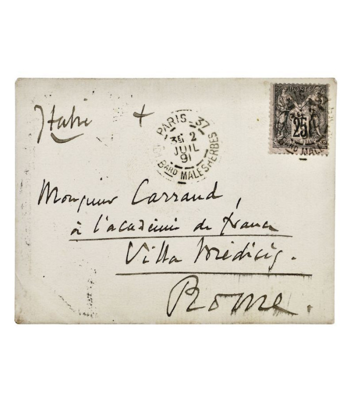 MASSENET (Jules) - "Je suis plus sombre que jamais je ne l’ai été… je me suis laissé aller à des tristes découragements"