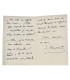 MASSENET (Jules) - "Je suis plus sombre que jamais je ne l’ai été… je me suis laissé aller à des tristes découragements"