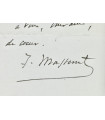 MASSENET (Jules) - "Je suis plus sombre que jamais je ne l’ai été… je me suis laissé aller à des tristes découragements"