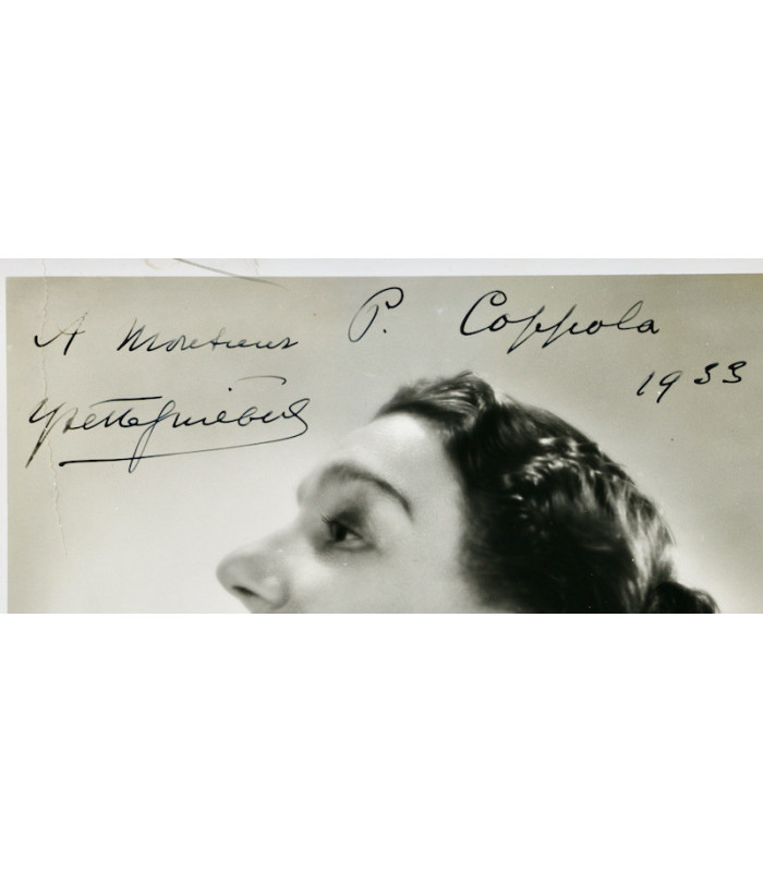 GUILBERT (Yvette) - Photographie originale dédicacée