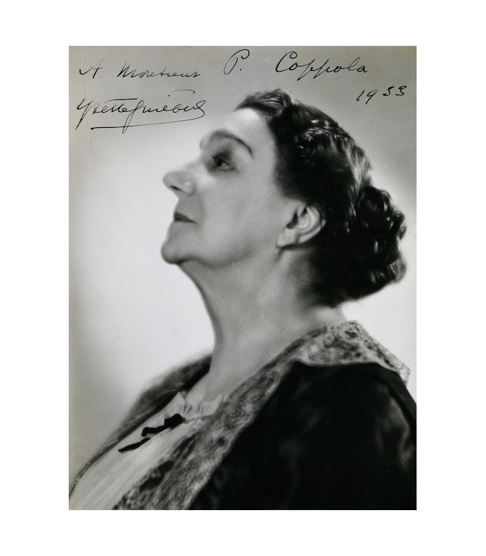 GUILBERT (Yvette) - Photographie originale dédicacée