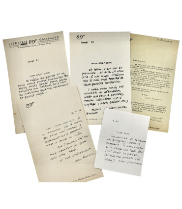 PAULHAN (Jean) - "Pour l'article d'Havel Ellis, j'en citerai quelques extraits dans la N.R.F."