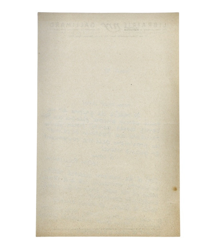 PAULHAN (Jean) - "Pour l'article d'Havel Ellis, j'en citerai quelques extraits dans la N.R.F."