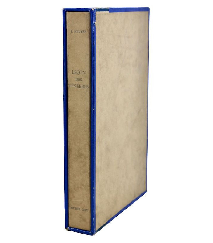 HEUYER (Pierre) - Leçon des ténèbres - CIRY (Michel)
