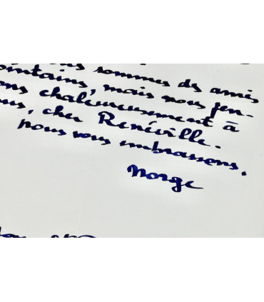 NORGE (pseudonyme de Georges Mogin) - "Ah ! Les amis ne se voient pas assez, ne s’aiment pas assez"