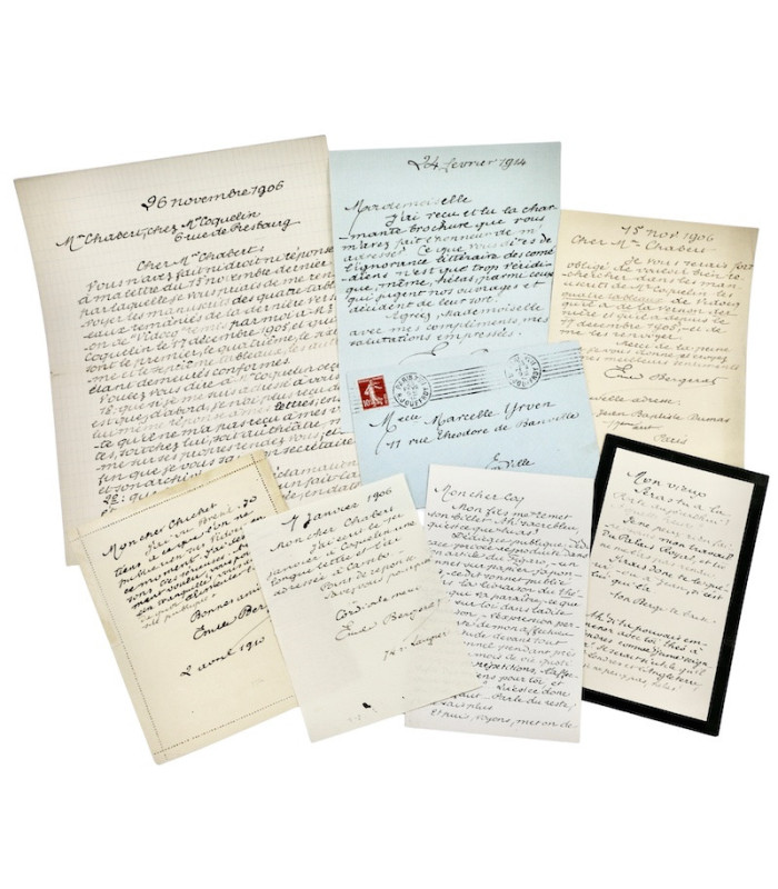 BERGERAT (Émile) - "Je tiens à ce que l’on ne publie rien sur Vidocq en ce moment. J’ai des raisons très sérieuses"