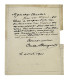 BERGERAT (Émile) - "Je tiens à ce que l’on ne publie rien sur Vidocq en ce moment. J’ai des raisons très sérieuses"