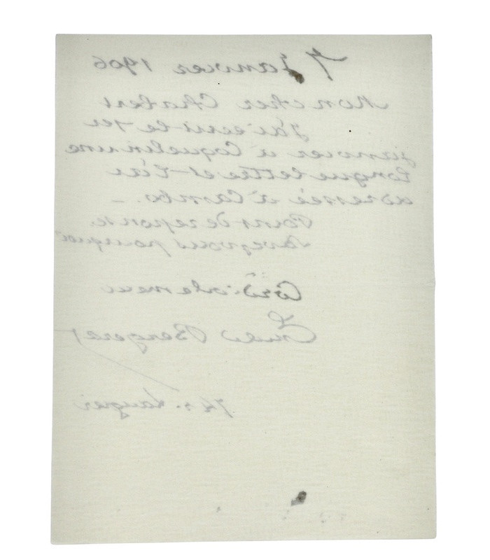 BERGERAT (Émile) - "Je tiens à ce que l’on ne publie rien sur Vidocq en ce moment. J’ai des raisons très sérieuses"