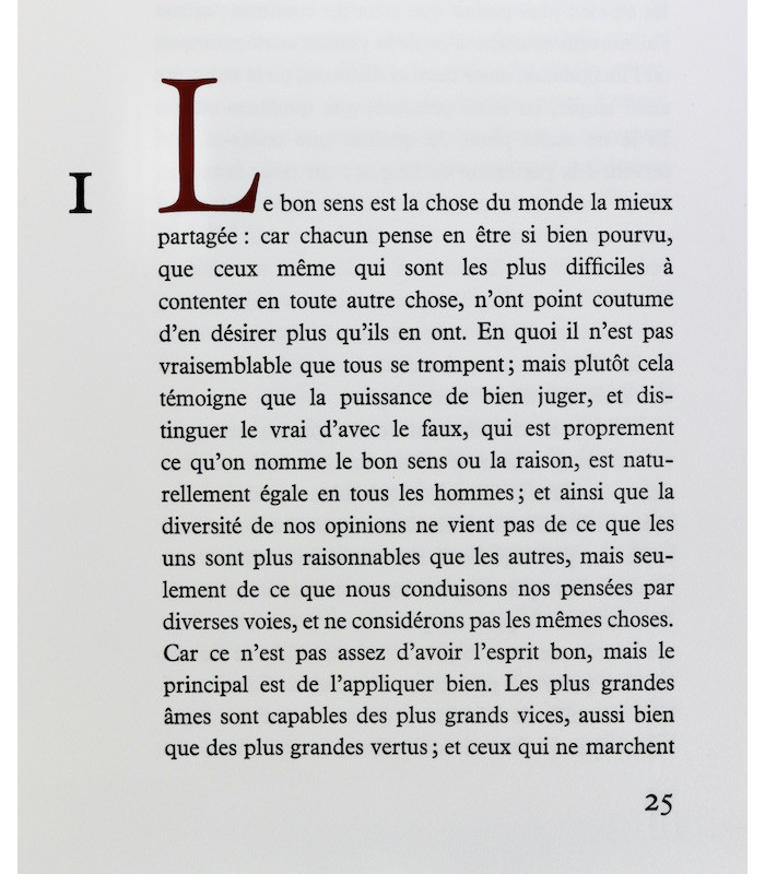 DESCARTES - Discours de la méthode - ROHNER (Georges)