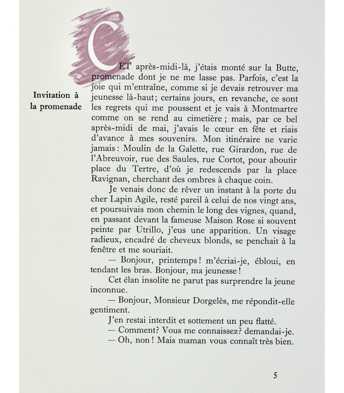 DORGELÈS (Roland) - Promenades montmartroises - DIGNIMONT (André)