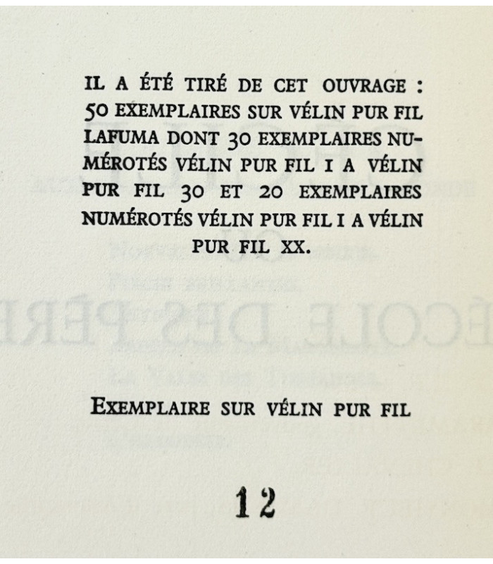 ANOUILH (Jean) - Cécile ou L’École des pères