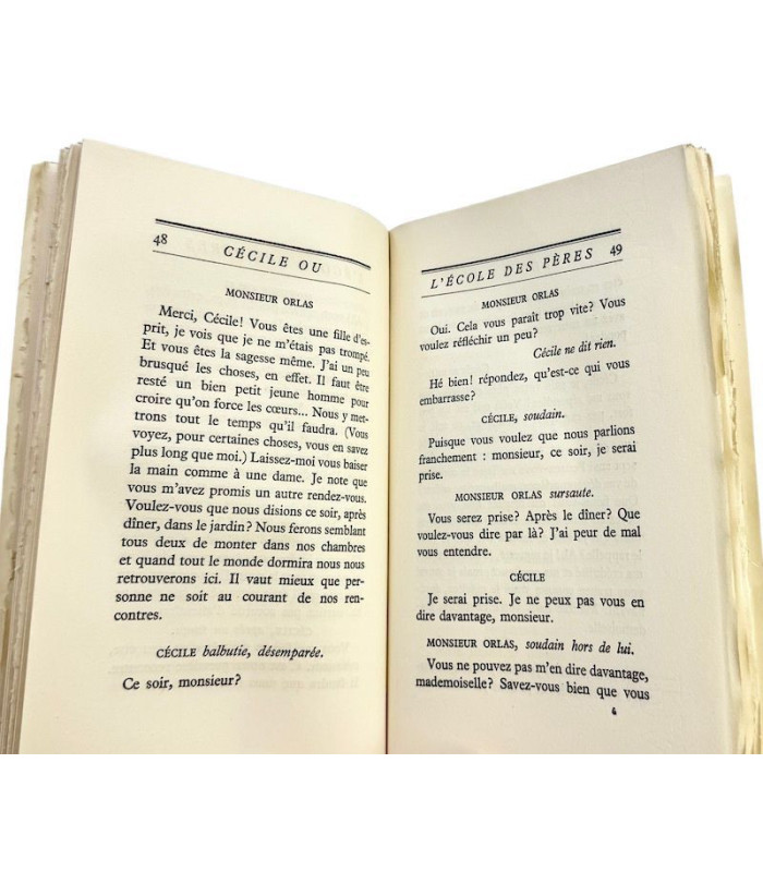 ANOUILH (Jean) - Cécile ou L’École des pères