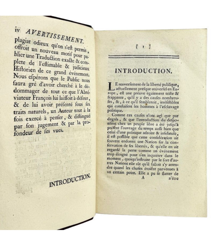 SHÉRIDAN (Charles-François) - Histoire de la dernière révolution de Suède