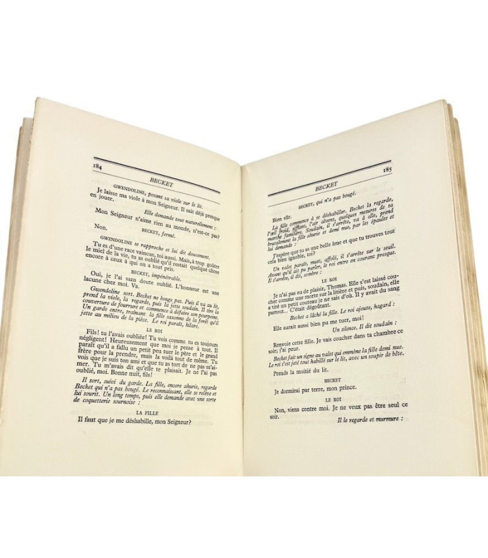 ANOUILH (Jean) - Pièces Costumées. L’Alouette. Becket ou l’honneur de Dieu. La Foire d’empoigne