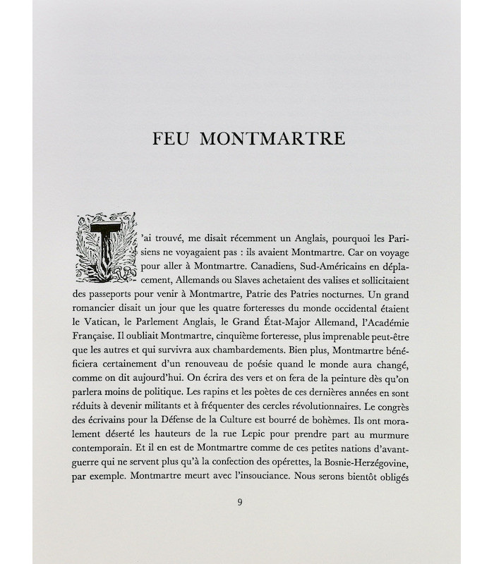 FARGUE (Léon-Paul) - Le Piéton de Paris - RAYNAL (Josy)