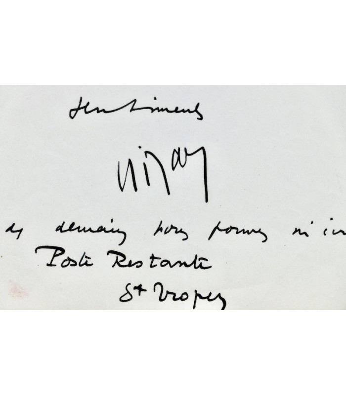 NIZAN (Paul) - "Je ferai volontiers l’article que vous me demandez"