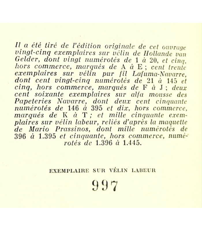 CAMUS (Albert) - Actuelles III, chronique algérienne 1939-1958 - PRASSINOS (Mario)
