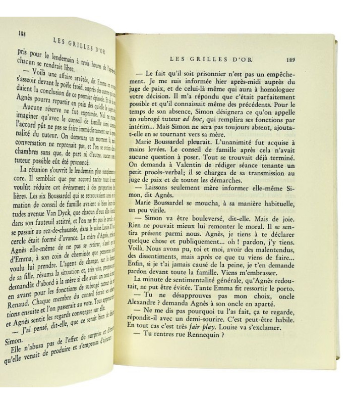 HÉRIAT (Philippe) - Les Grilles d’Or. Les Boussardel III - BONET (Paul)