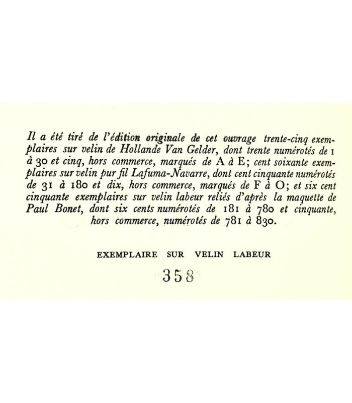 BOSCO (Henri) - Sabinus - BONET (Paul)