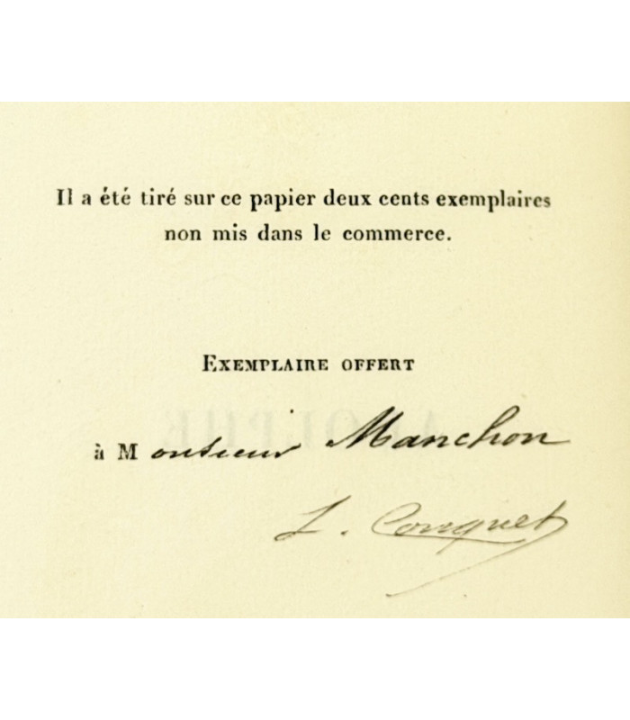 CONSTANT (Benjamin) - Adolphe