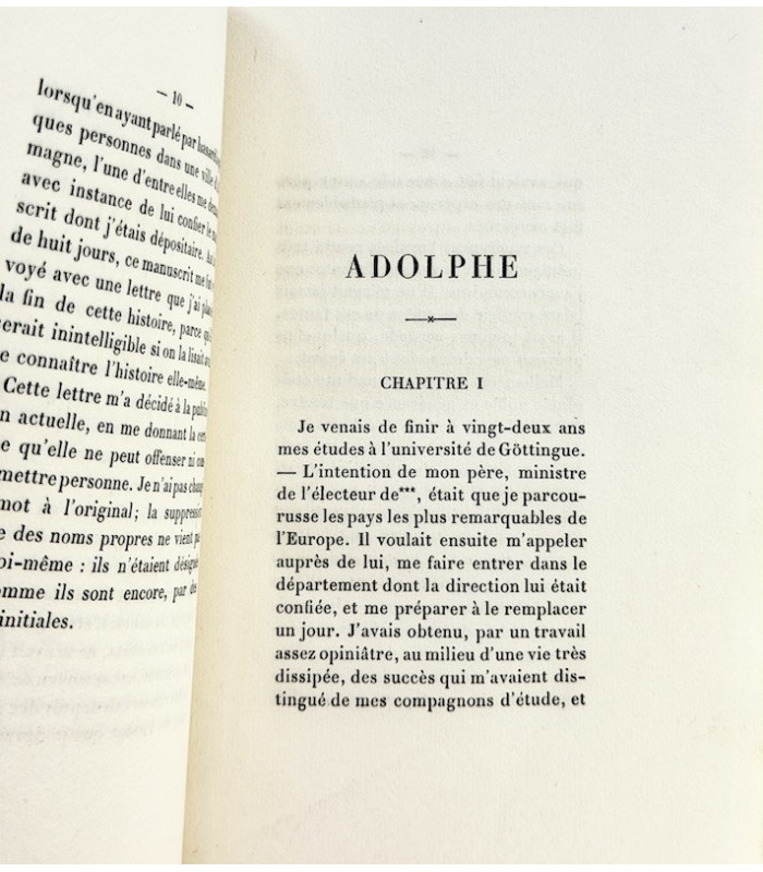 CONSTANT (Benjamin) - Adolphe