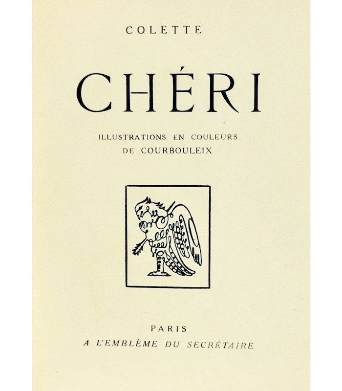 COLETTE - Chéri - COURBOULEIX (Léon)