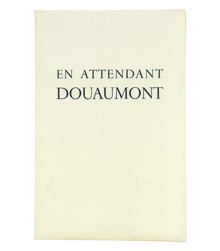 COLLECTIF - En attendant Douaumont - NOTTON (Tavy)