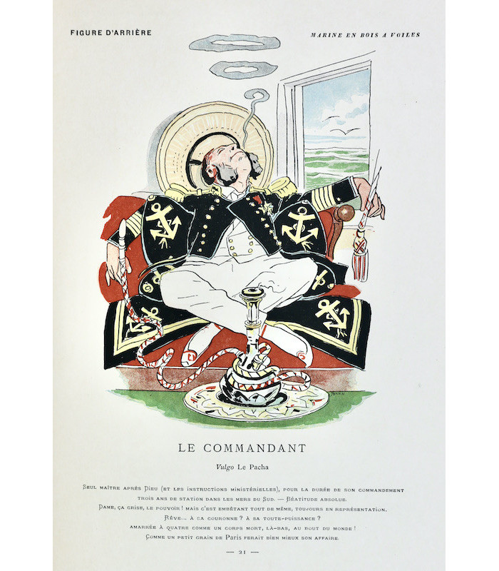 SAHIB - La Marine, croquis humoristiques.  Marins et navires, anciens et modernes
