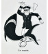 SAHIB - La Marine, croquis humoristiques.  Marins et navires, anciens et modernes