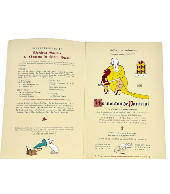 DUBOUT (Albert) - Au Mouton de panurge