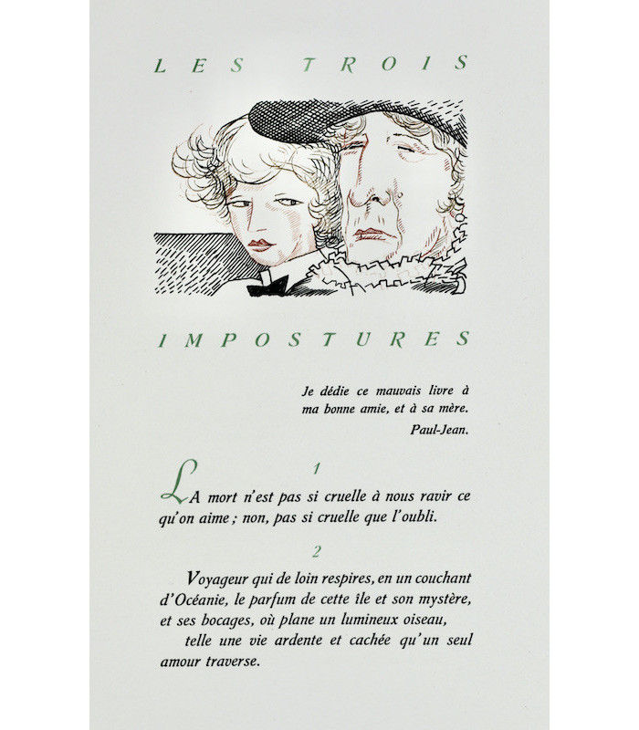 TOULET (Paul-Jean) - Les Trois Imposture - LABOUREUR (Jean-Émile)