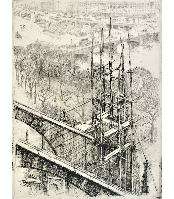 JOUAS (Charles) - Paris vu de Notre-Dame