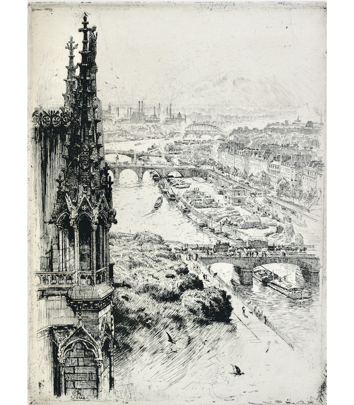 JOUAS (Charles) - Paris vu de Notre-Dame