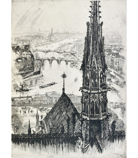 JOUAS (Charles) - Paris vu de Notre-Dame