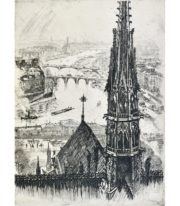 JOUAS (Charles) - Paris vu de Notre-Dame