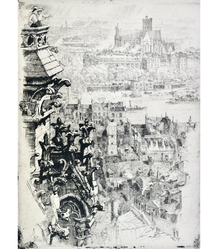 JOUAS (Charles) - Paris vu de Notre-Dame