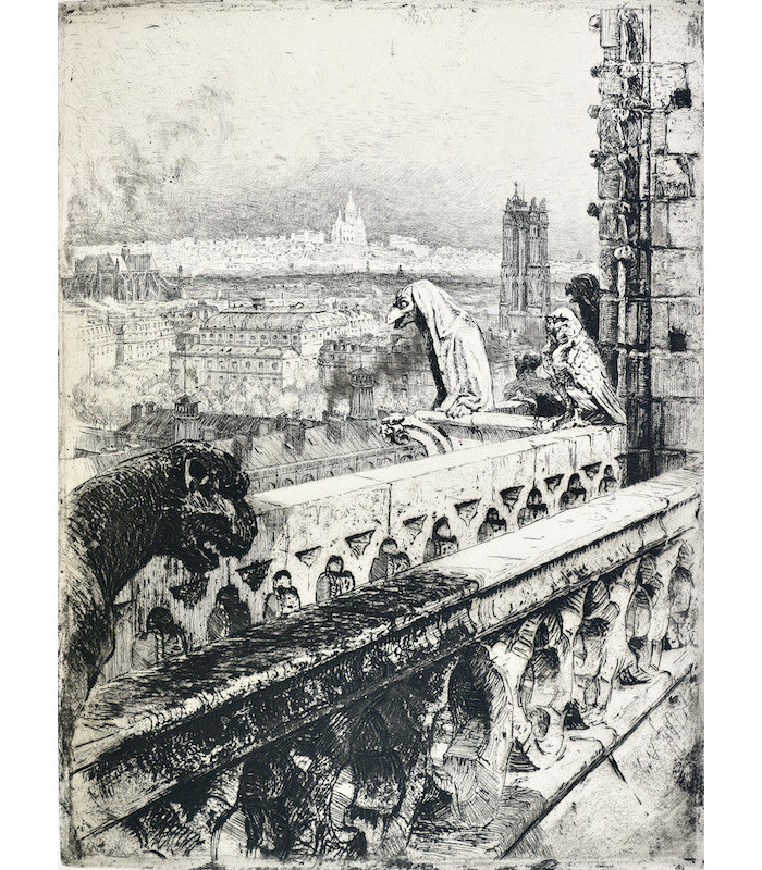 JOUAS (Charles) - Paris vu de Notre-Dame