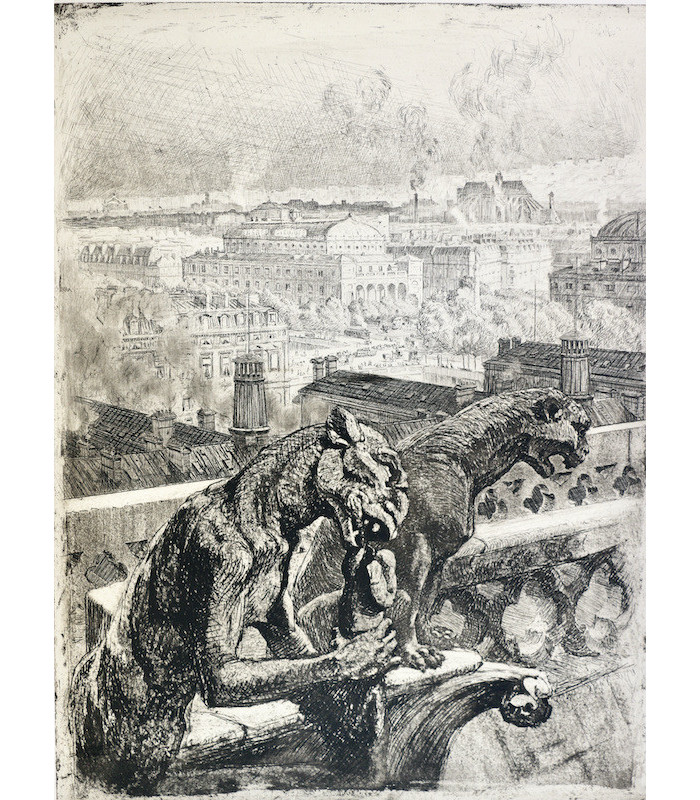 JOUAS (Charles) - Paris vu de Notre-Dame