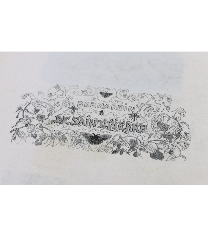 BERNARDIN de SAINT PIERRE (Jacques-Henri) - Paul et Virginie