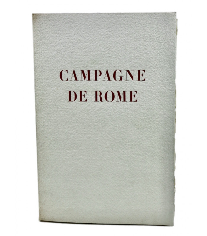 CHATEAUBRIAND (François René, Vicomte de) - Campagne de Rome - JOSSO (Camille-Paul)