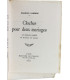 JAMMES (Francis) - Cloches pour deux mariages - BECKER (Huguette)