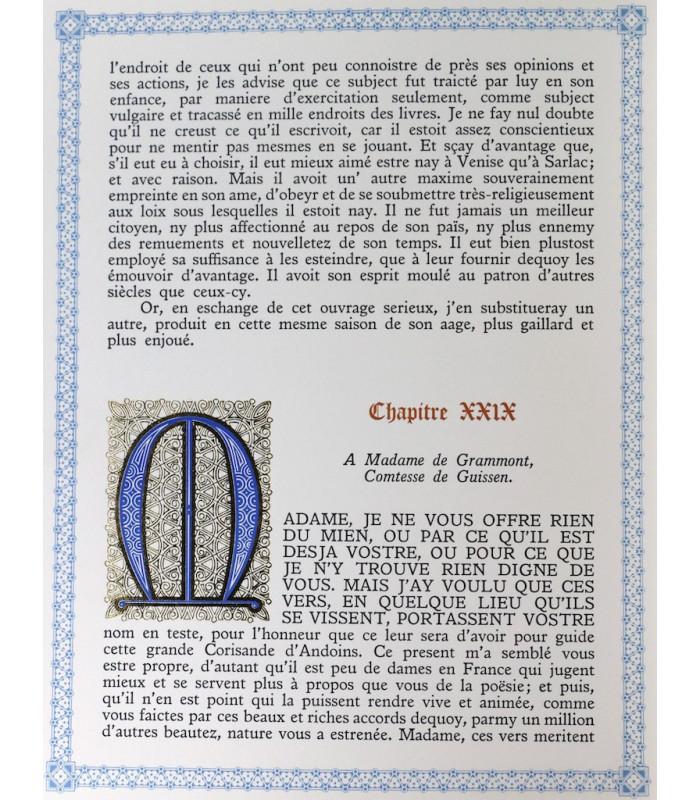 MONTAIGNE (Michel de) - Les Essais de Montaigne - DA ROS