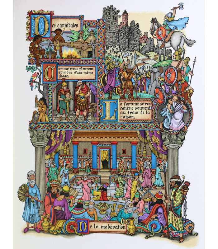 MONTAIGNE (Michel de) - Les Essais de Montaigne - DA ROS